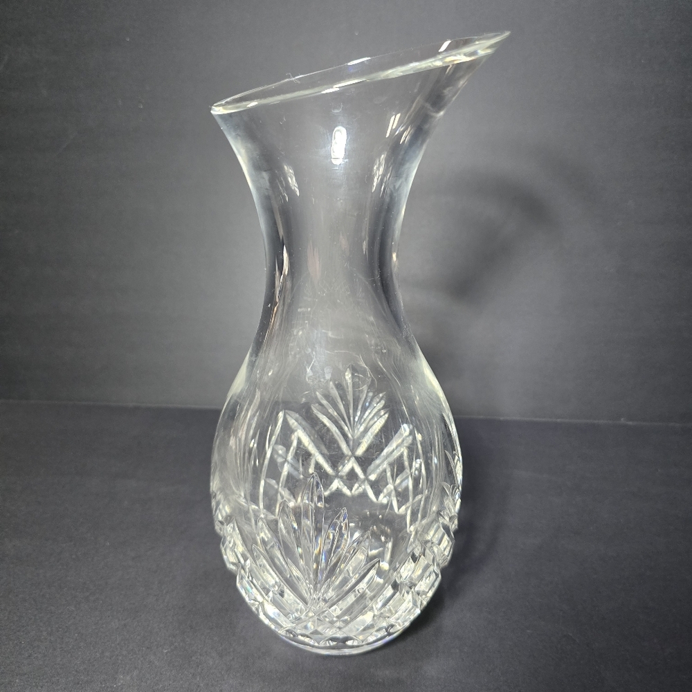 Waterford "Lafford" Blown Crystal Carafe Decanter Wine Water Round 10" - Picture 8 of 14